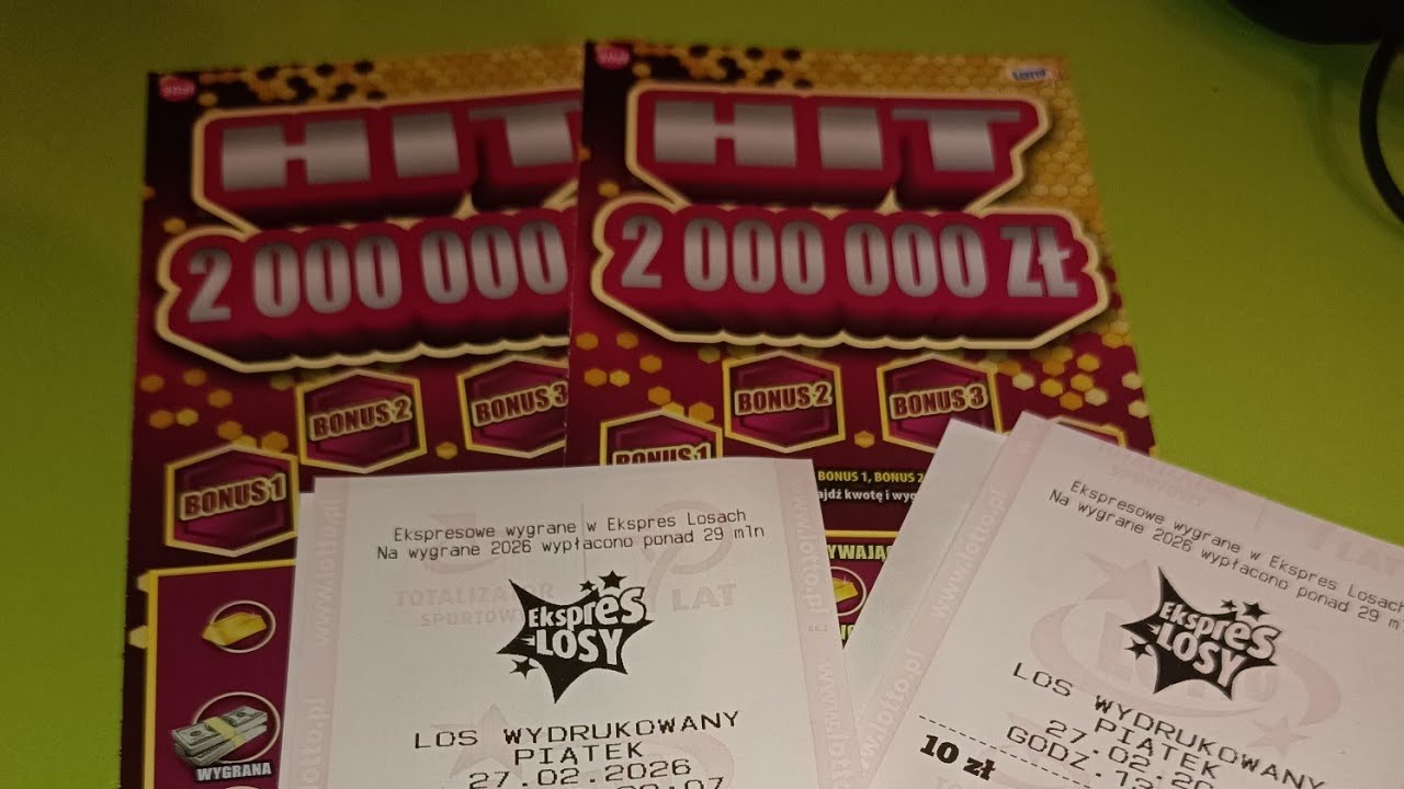 zdrapki lotto #Moja premiera Hit 2 miliony oraz ekspres losy 😁