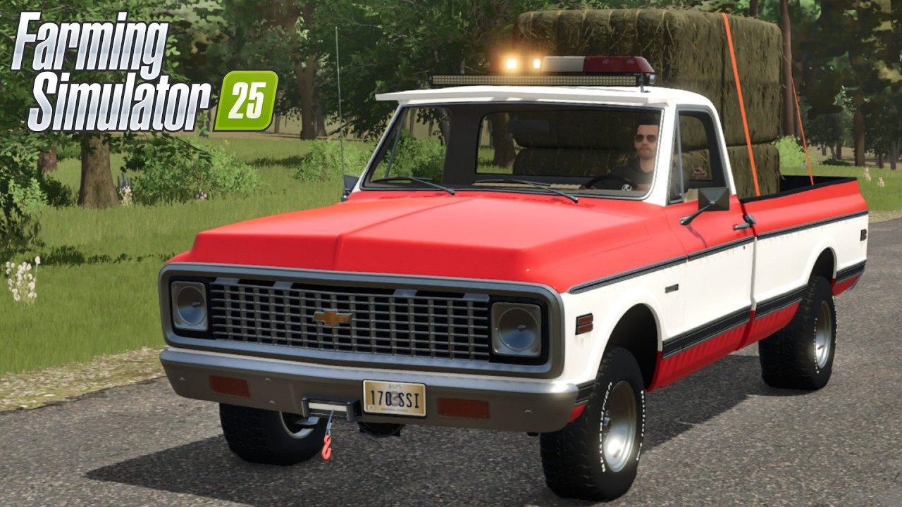 FS25 - 1970 Chevrolet C10 440 V8 - NEW CAR MOD for Farming Simulator 2025 ROLEPLAY