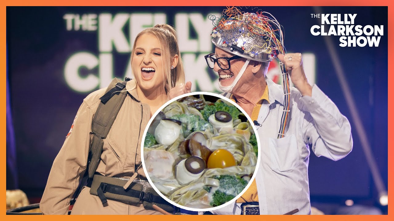 Meghan Trainor's Dad Gary Makes Halloween Chicken Pasta