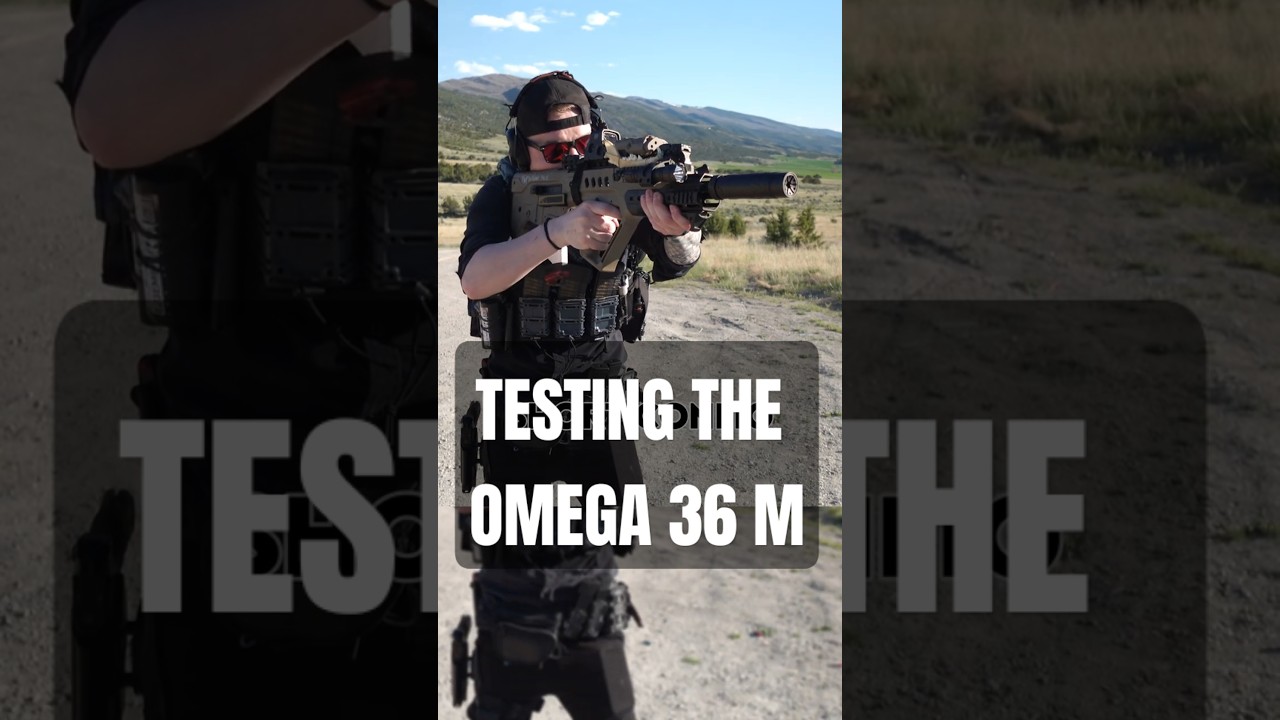Testing out the SilencerCo Omega 36M. Standard and short (K) setup