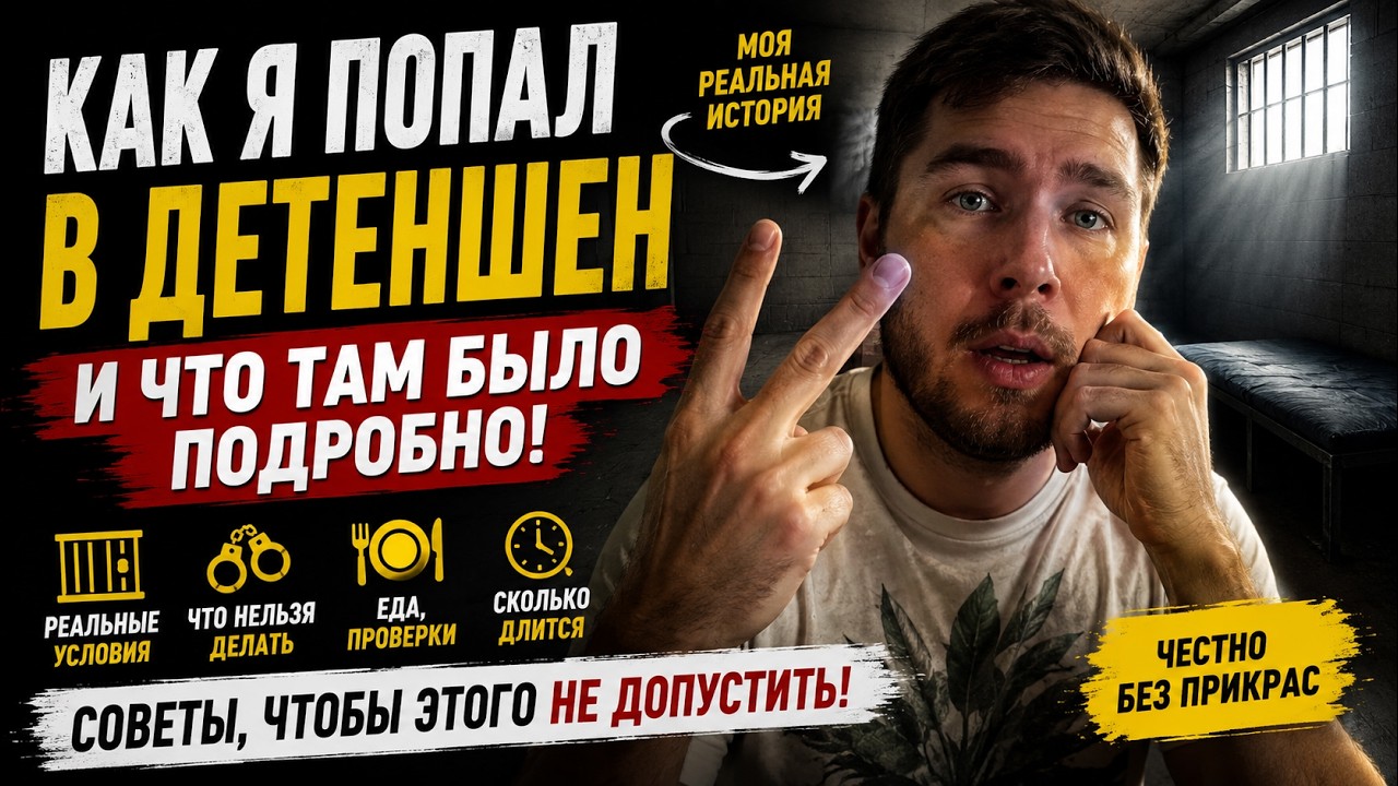 Как я попал в Детеншен и что там было подробно!