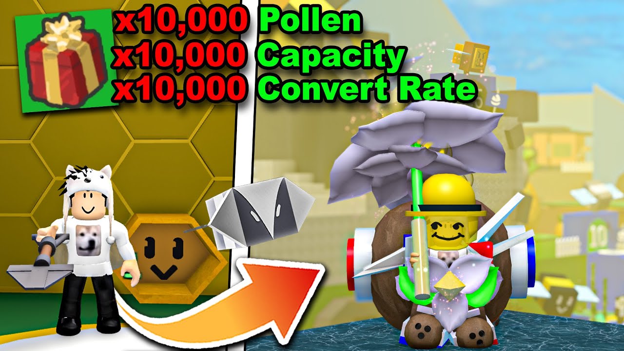 Noob to Pro, But I Have x10,000 Pollen! (Bee Swarm Simulator)