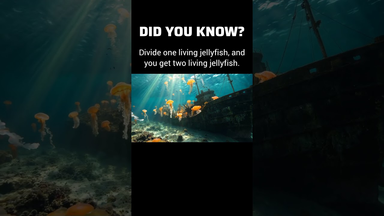 Jellyfish are literally dieless #jellyfish #animals #amazingfacts #facts #knowledge #didyouknow