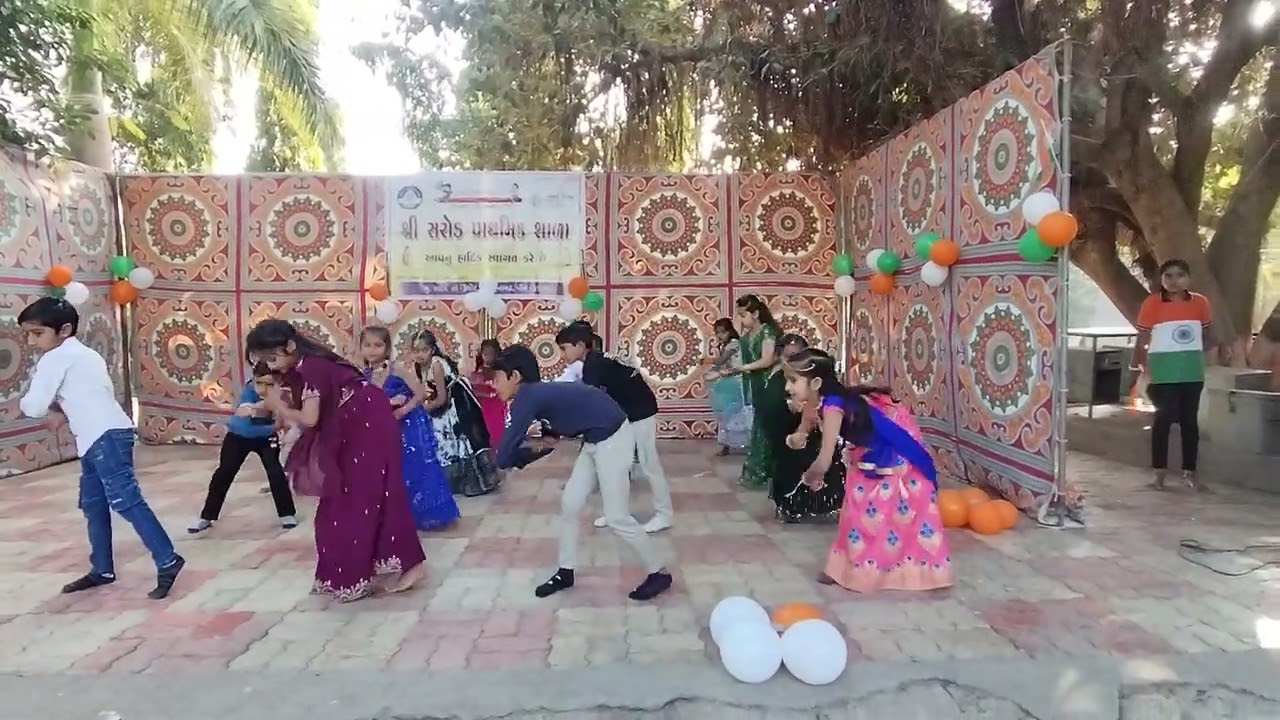 hu ru ru ru !! 26 january school dance !! rajasthani song