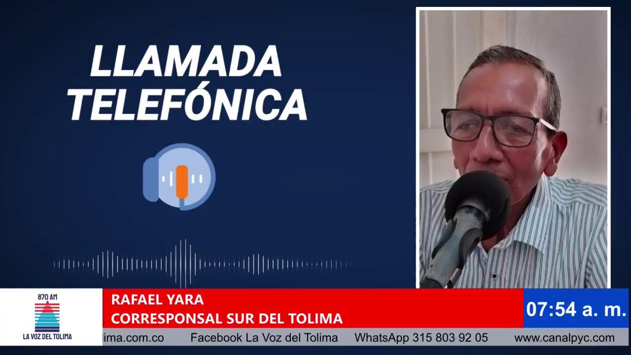 🔴¡Estamos al aire!🔴Alianza Informativa de Canal PYC TV (Claro 104), La Voz del Tolima 870 AM