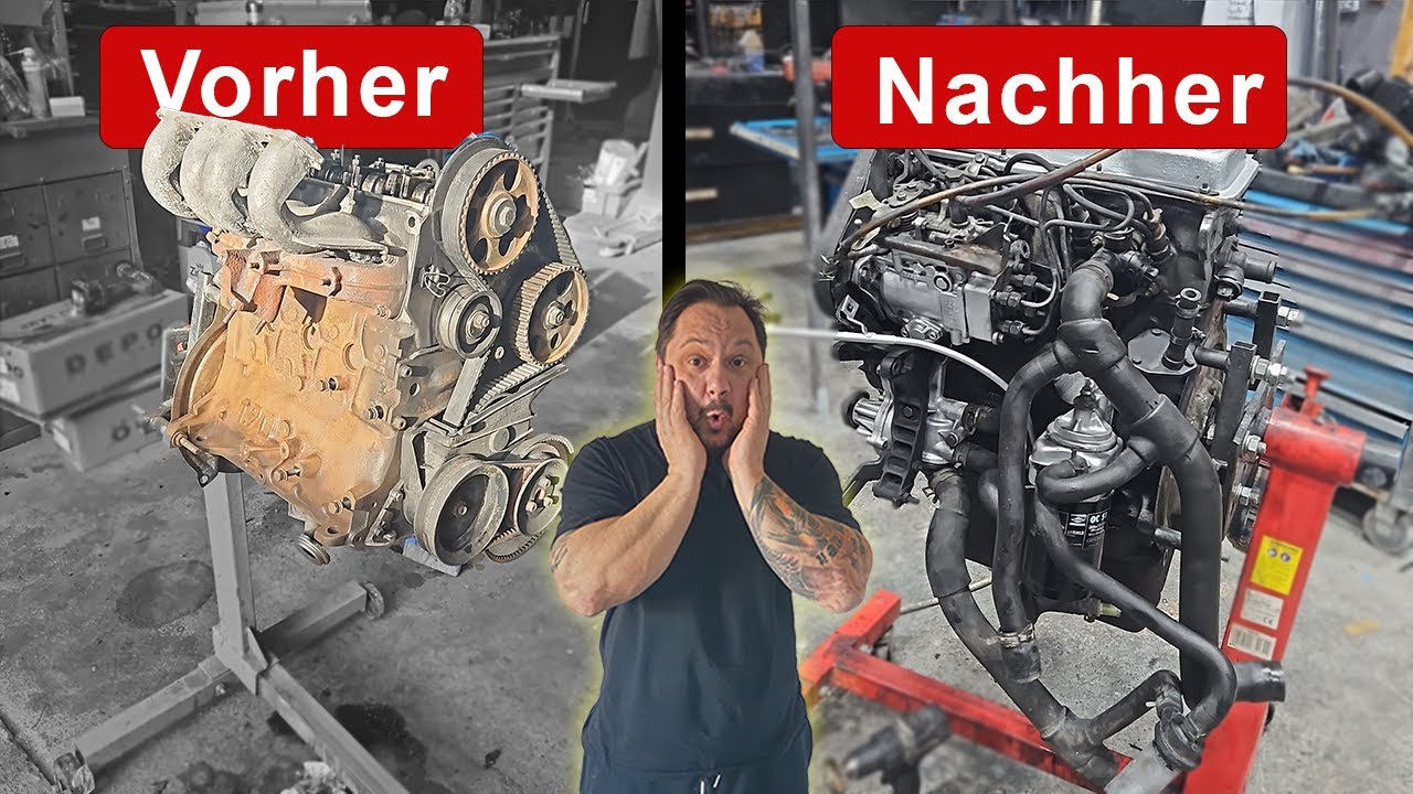 Vw T3 Der MOTOR lebt wieder! Komplettaufbau & Einbau