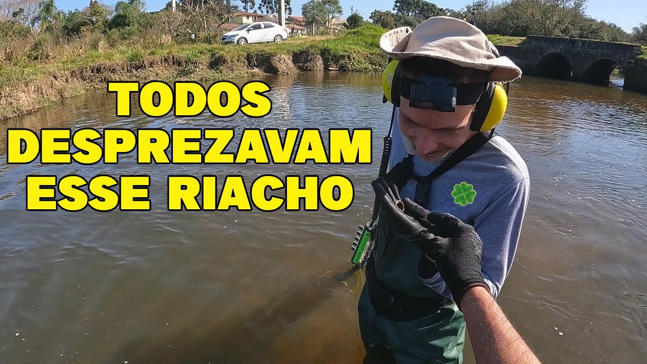 Todos desprezavam esse Riacho, mas eles acharam OURO, PRATA, JOIAS e objetos de Valor