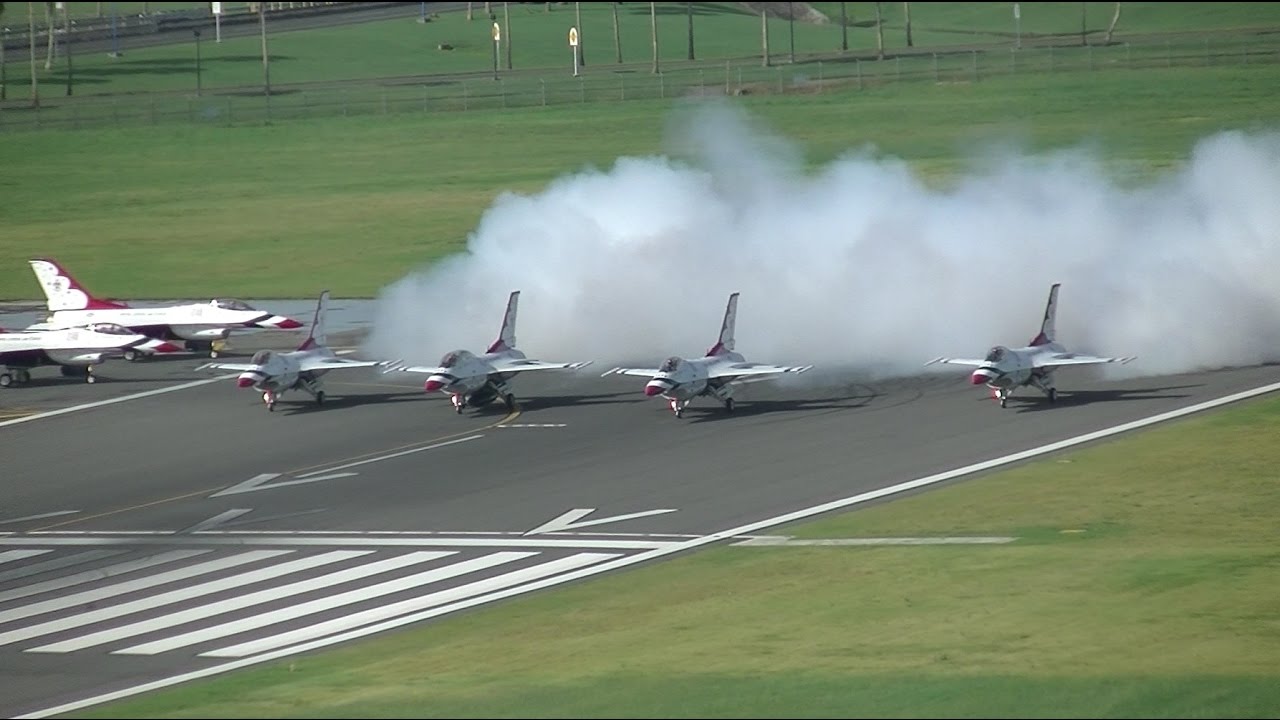 TJSJ Spotting: USAF Thunderbirds Departure!