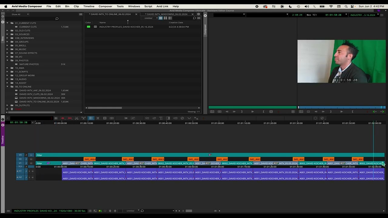 Avid Media Composer - Lesson 20 - Online Prep and Export Audio AAF