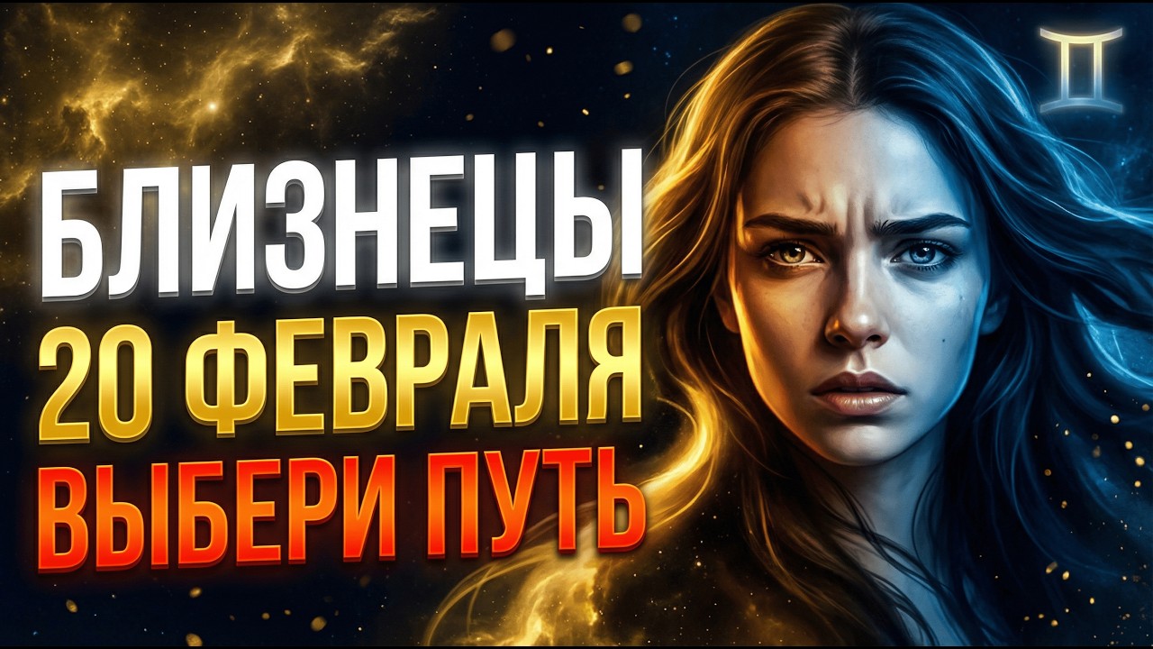 БЛИЗНЕЦЫ, 20 февраля НЕ принимай это решение — пока не узнаешь что будет дальше