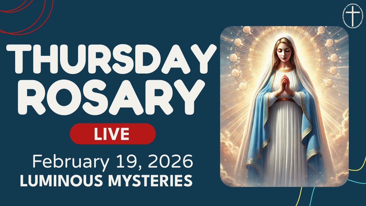 🩷 Thursday Rosary  🩷 Luminous Mysteries of the Rosary  🩷