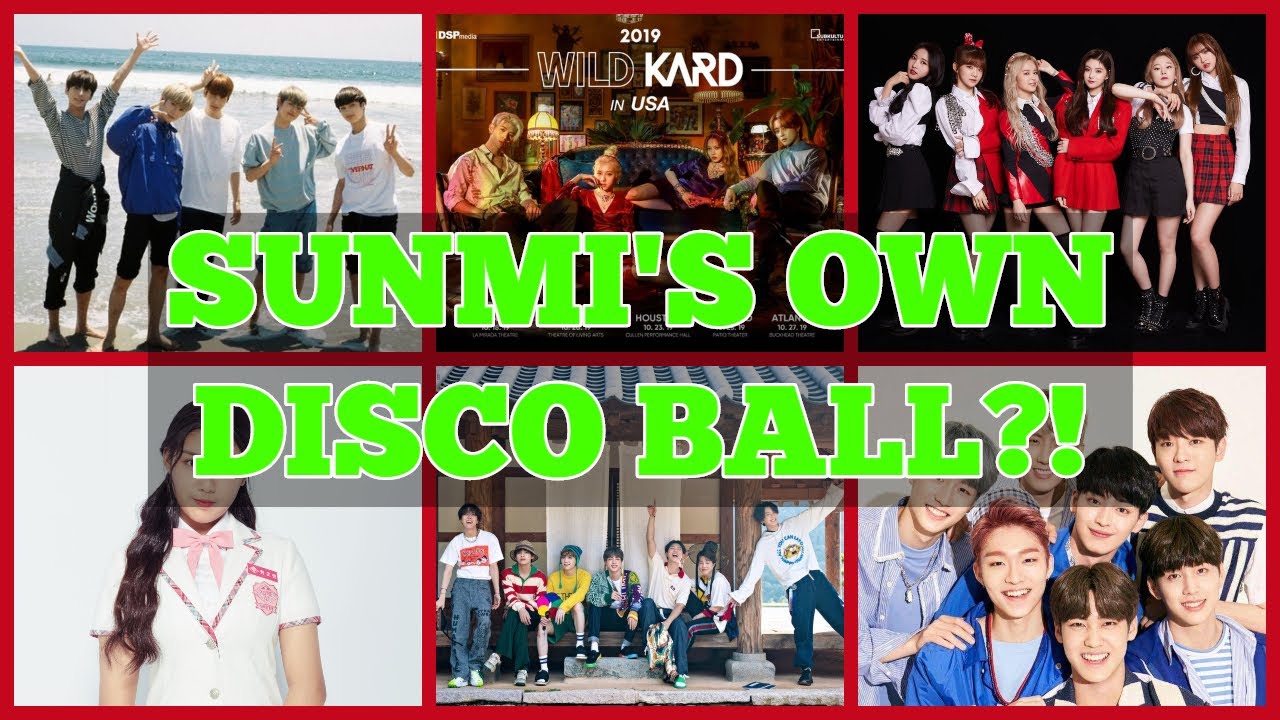 Sunmi's own DISCO BALL?!
