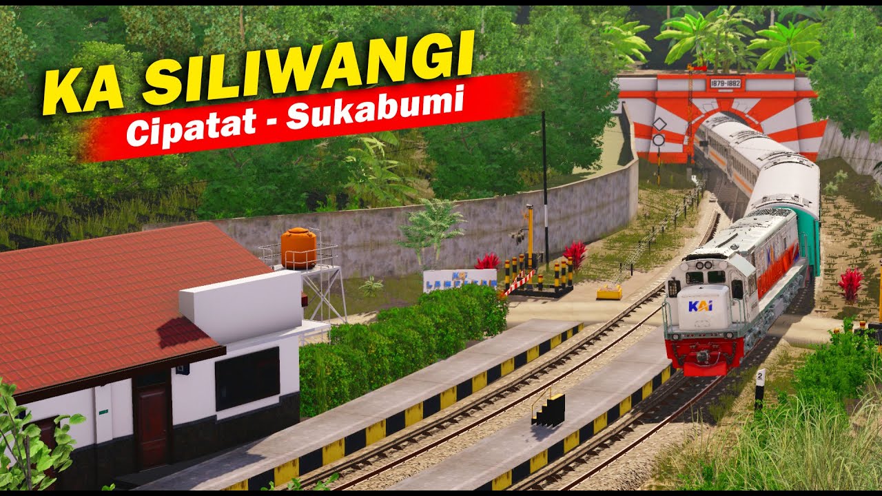 Dinas KA Siliwangi Cipatat - Sukabumi | Trainz Simulator Indonesia | Puasa Hari Ke 22