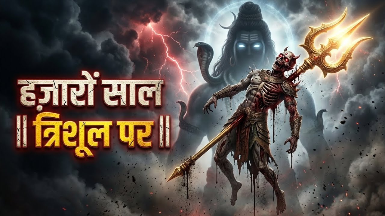 हज़ारों साल त्रिशूल पर टंगा रहा वह असुर | शिव का सबसे भयानक दंड ||