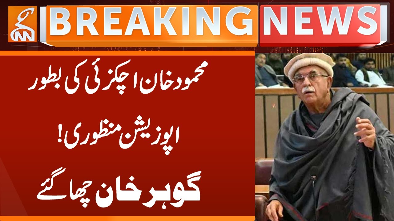 Mehmood Achakzai Appointed as Opposition Leader? | Barrister Gohar Revealed | Breaking News | GNN