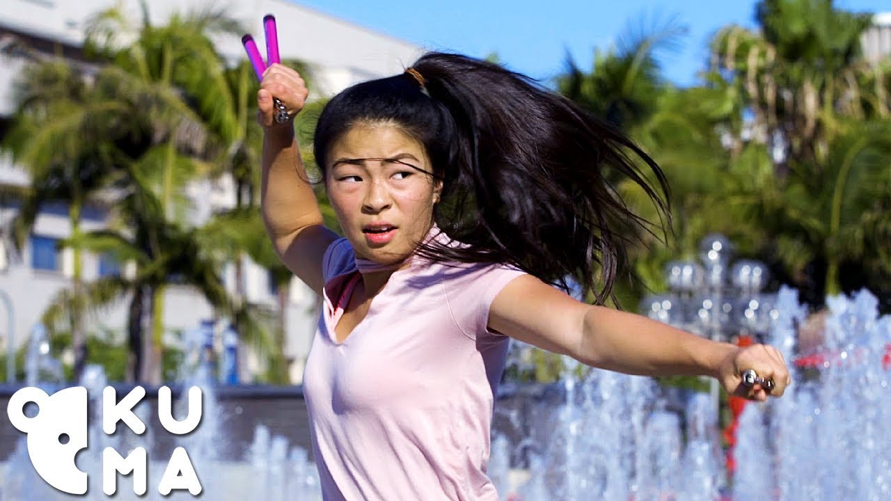 Real Life Ninja Skills: Flips, Kicks & Nunchucks