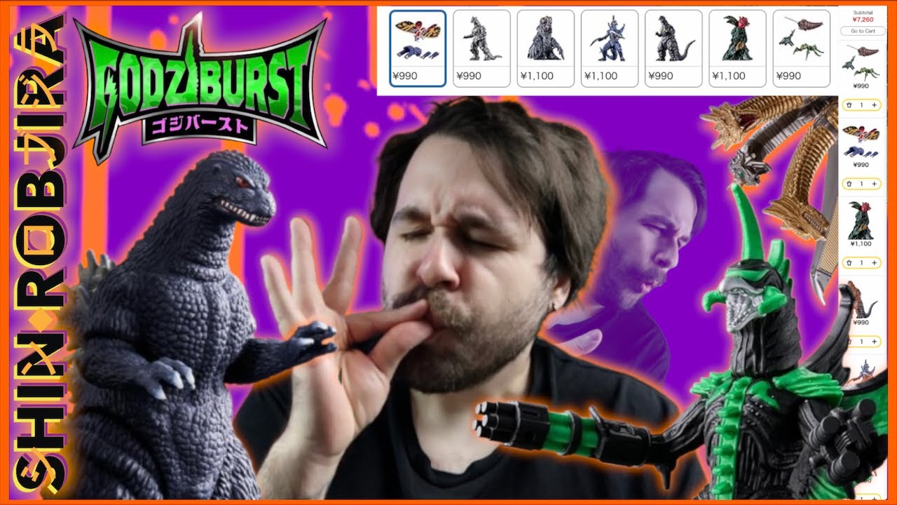 BANDAI: | ALL NEW | - Movie Monster Series, Action Figure Series, AND [GODZIBURST]!