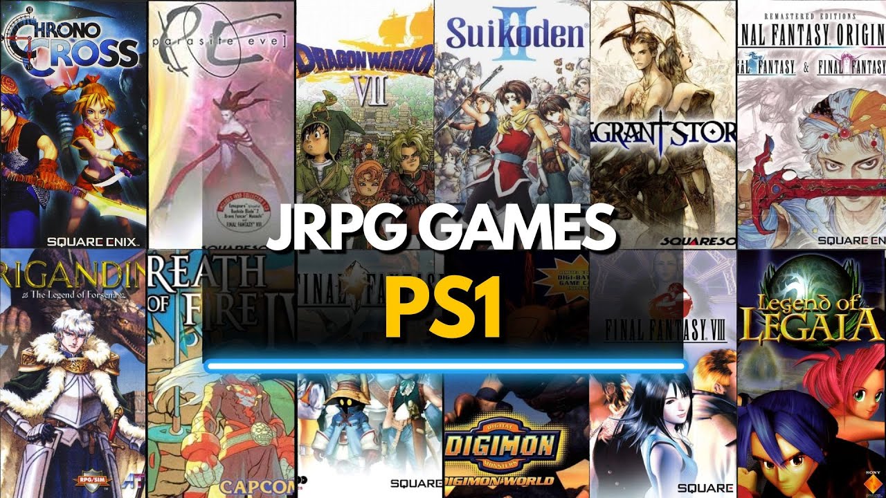 ТОП 50 ЛУЧШИХ JRPG ДЛЯ PS1 ВСЕХ ВРЕМЁН