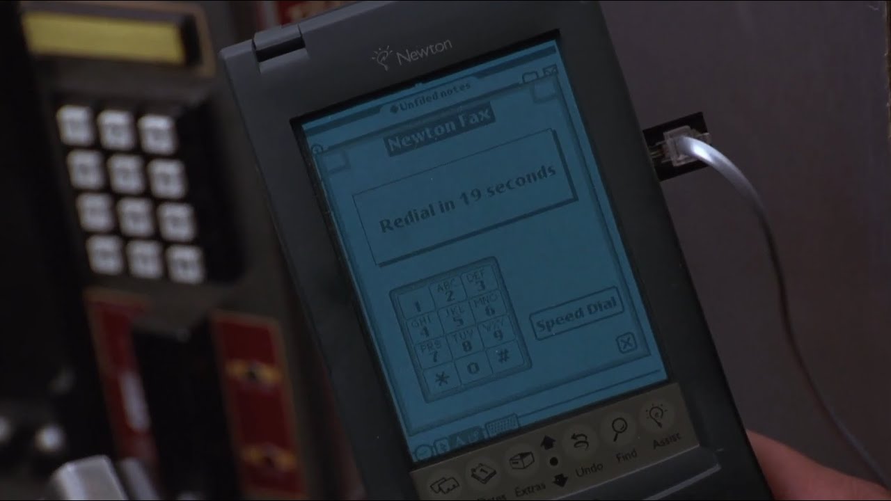 Under Siege 2: Dark Territory - Apple Newton scenes