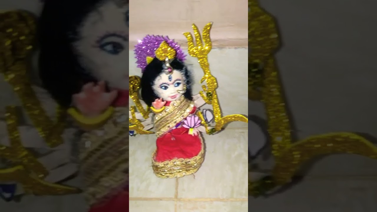 Happy Navratri to all durga doll makeover