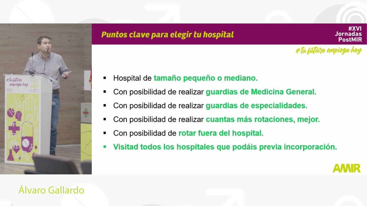 XVI Jornadas PostMIR AMIR | Medicina del Trabajo - Álvaro Gallardo