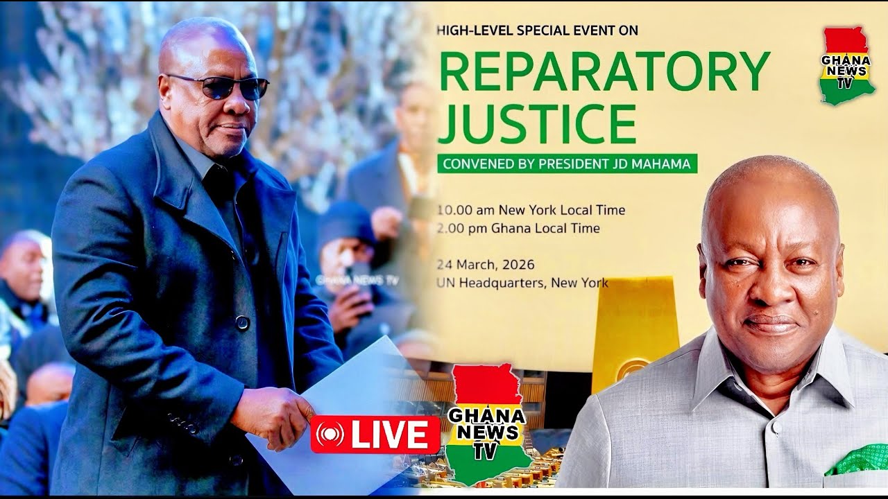 LIVE FROM NEW YORK || President Mahama Addresses High-Level Event on Reparatory Justice at the Un