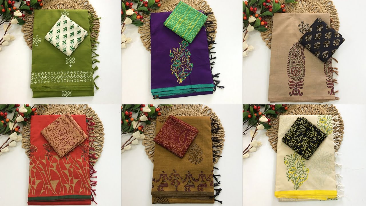 South Cotton Mix Sarees | WhatsApp - 8344378186 #southcotton #southcottonmix #southcottonsarees