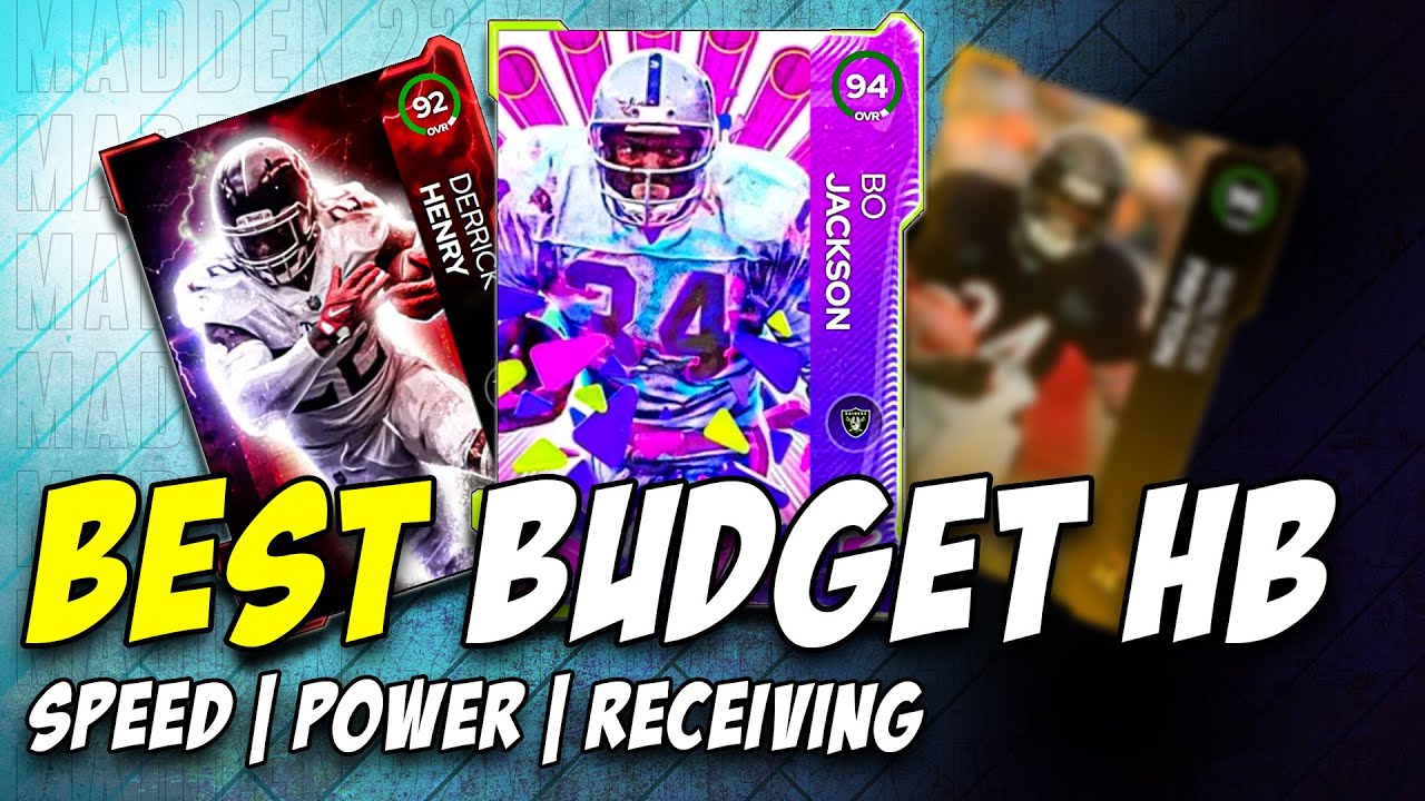 Best Budget HB's!! Madden 22 Ultimate Team