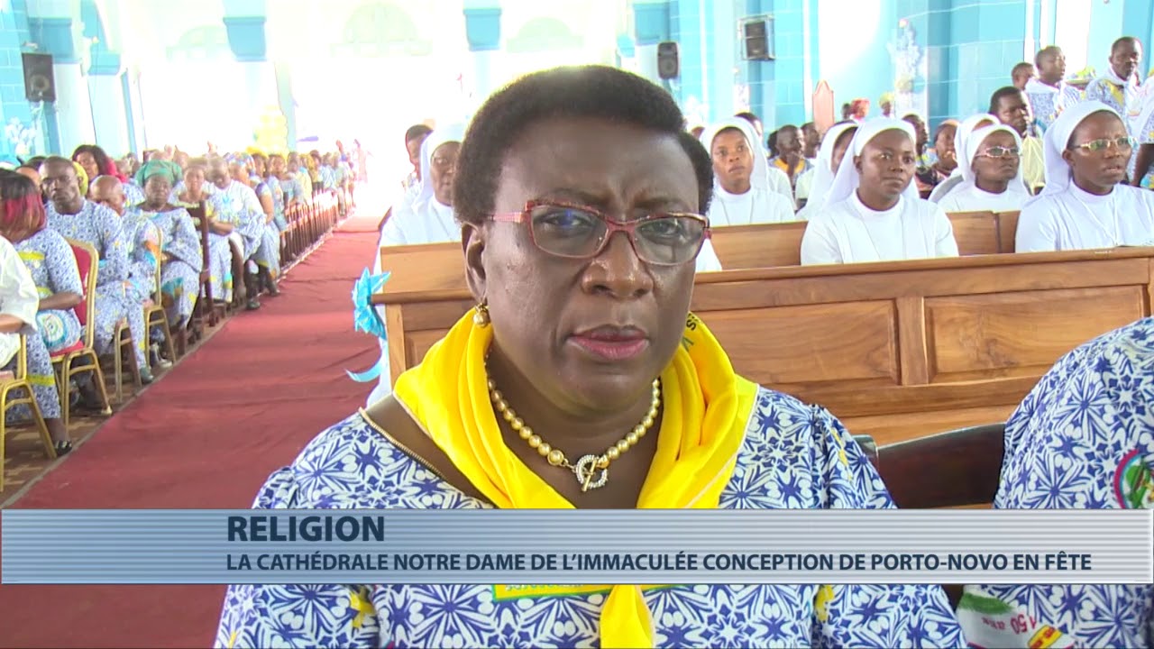 Religion : célébration d'anniversaire à la cathédrale de l'Immaculée conception de Porto-Novo