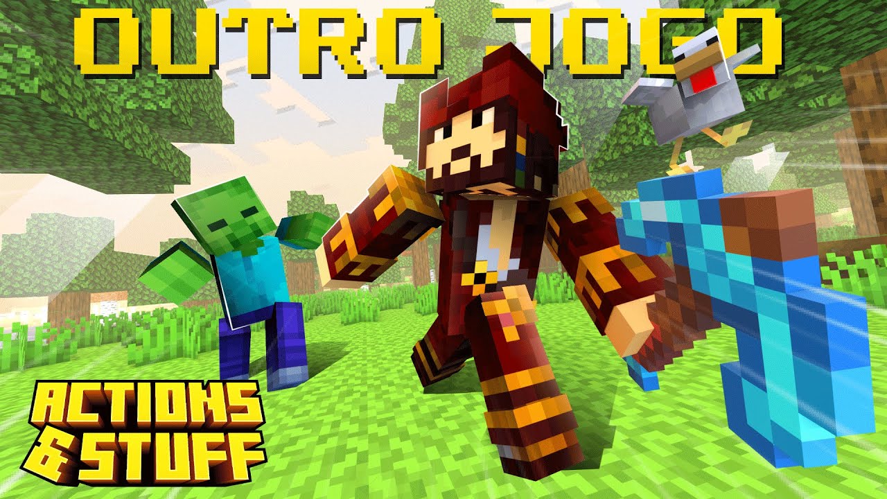 JOGAR COM o ACTION & STUFF DEIXA o MINECRAFT BEDROCK INCRÍVEL!!