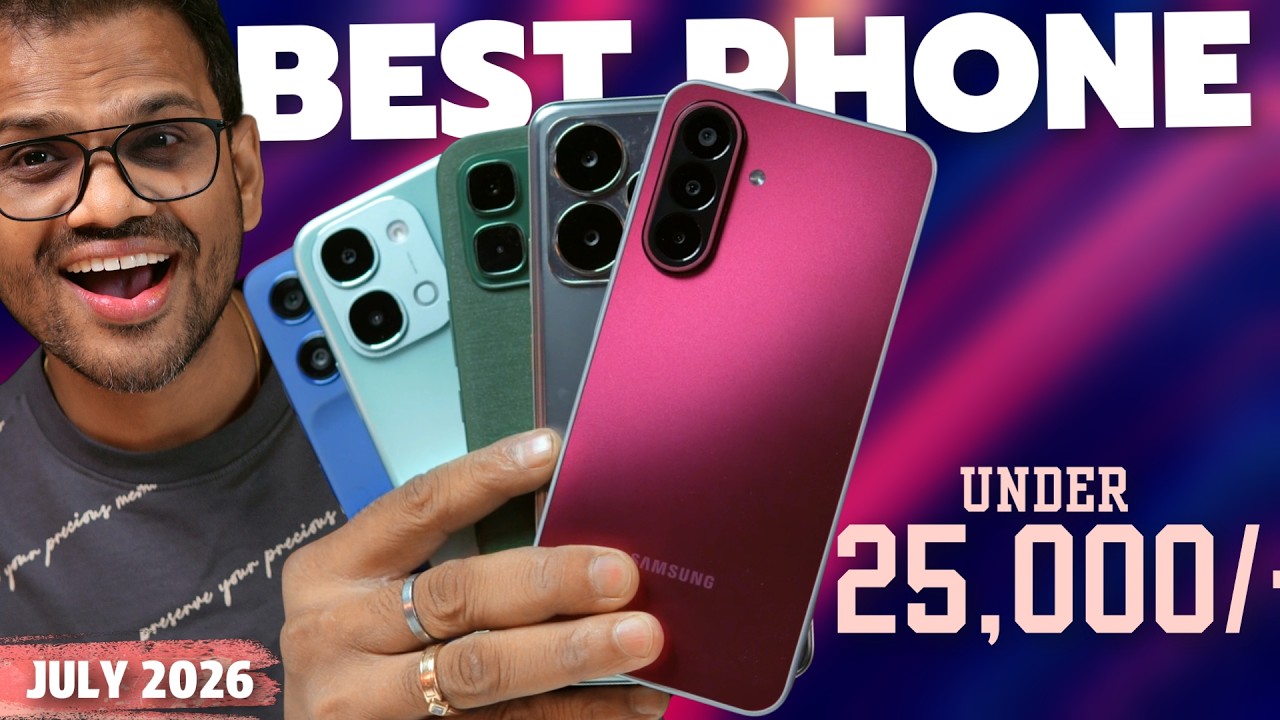 TOP 5 Best Phones Under 25000 - JULY 2026🤗 Best 5G Mobiles Under 25k