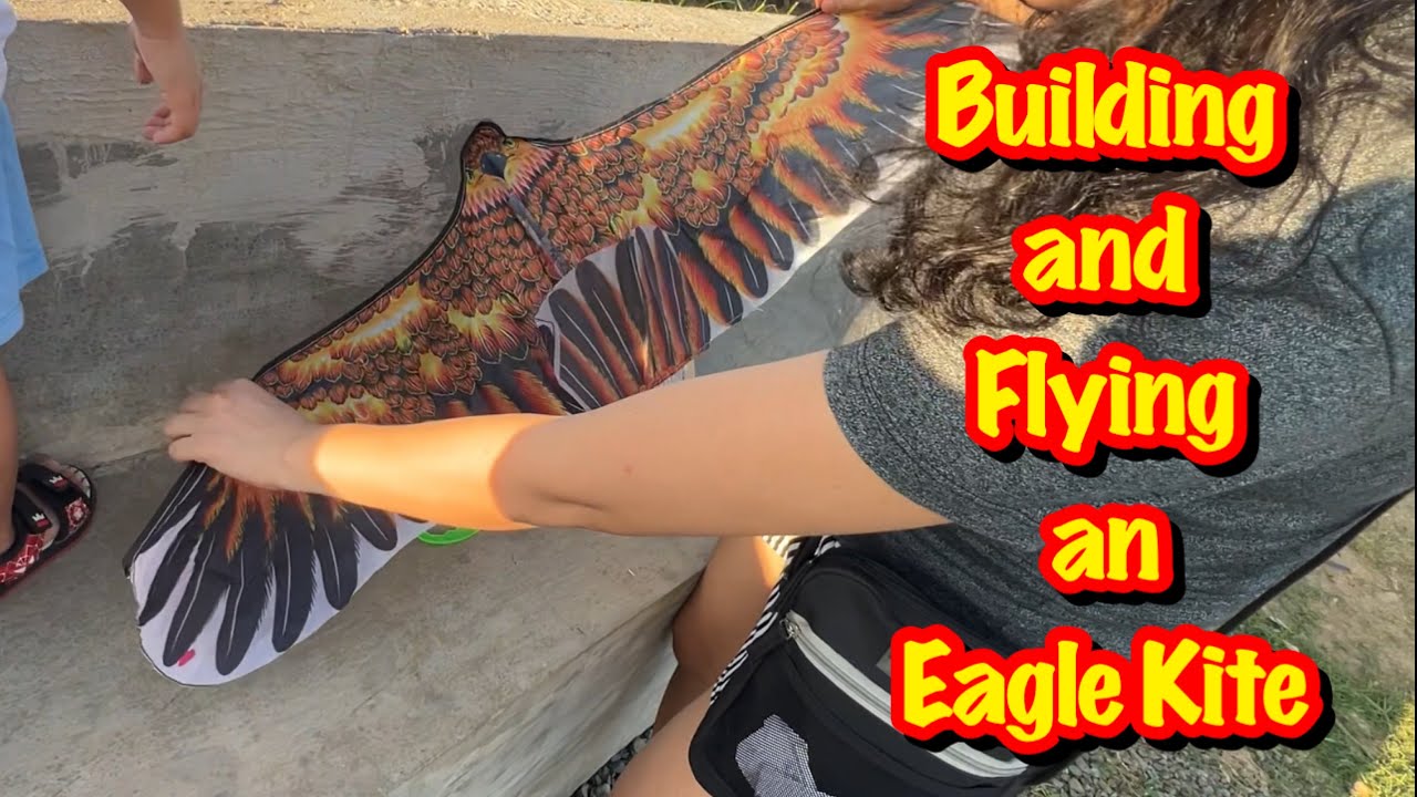 Building and Flying an Eagle Kite | #V259 #eaglekite #familybonding