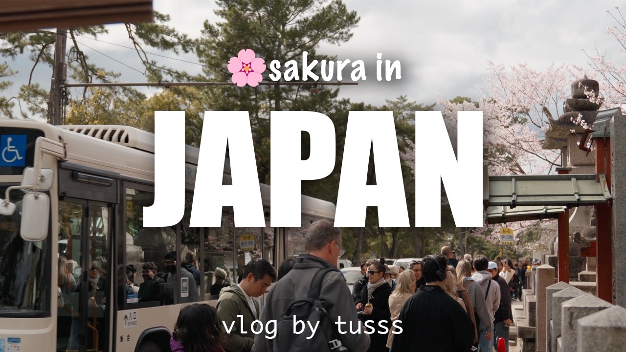 Japan Sakura Season 🌸 | Immersive Osaka & Kyoto Travel Vlog (Part 1) 🇯🇵