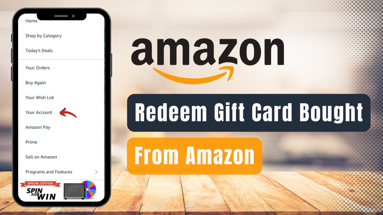 How to Redeem Gift Card Bought on Amazon !