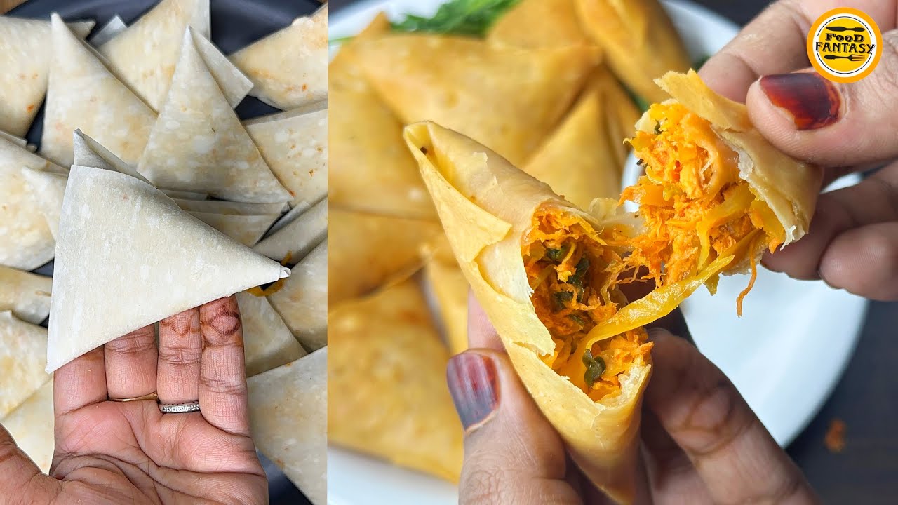 एक बार बनाओगे  तो बार बार बनाओगे |Iftar snacks recipe|Smoky chicken Samosa| make and freeze recipe|￼