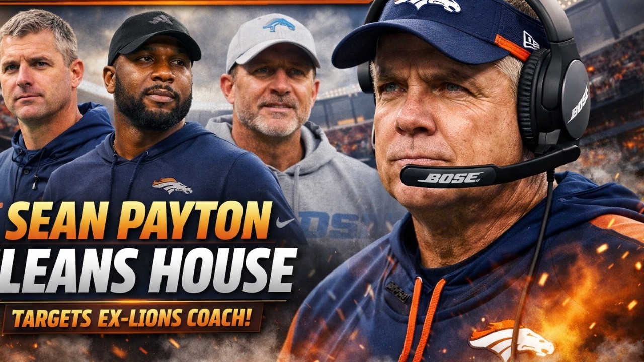 SEAN PAYTON TARGETS FORMER LIONS COACH AFTER MAJOR BRONCOS STAFF SHAKEUP