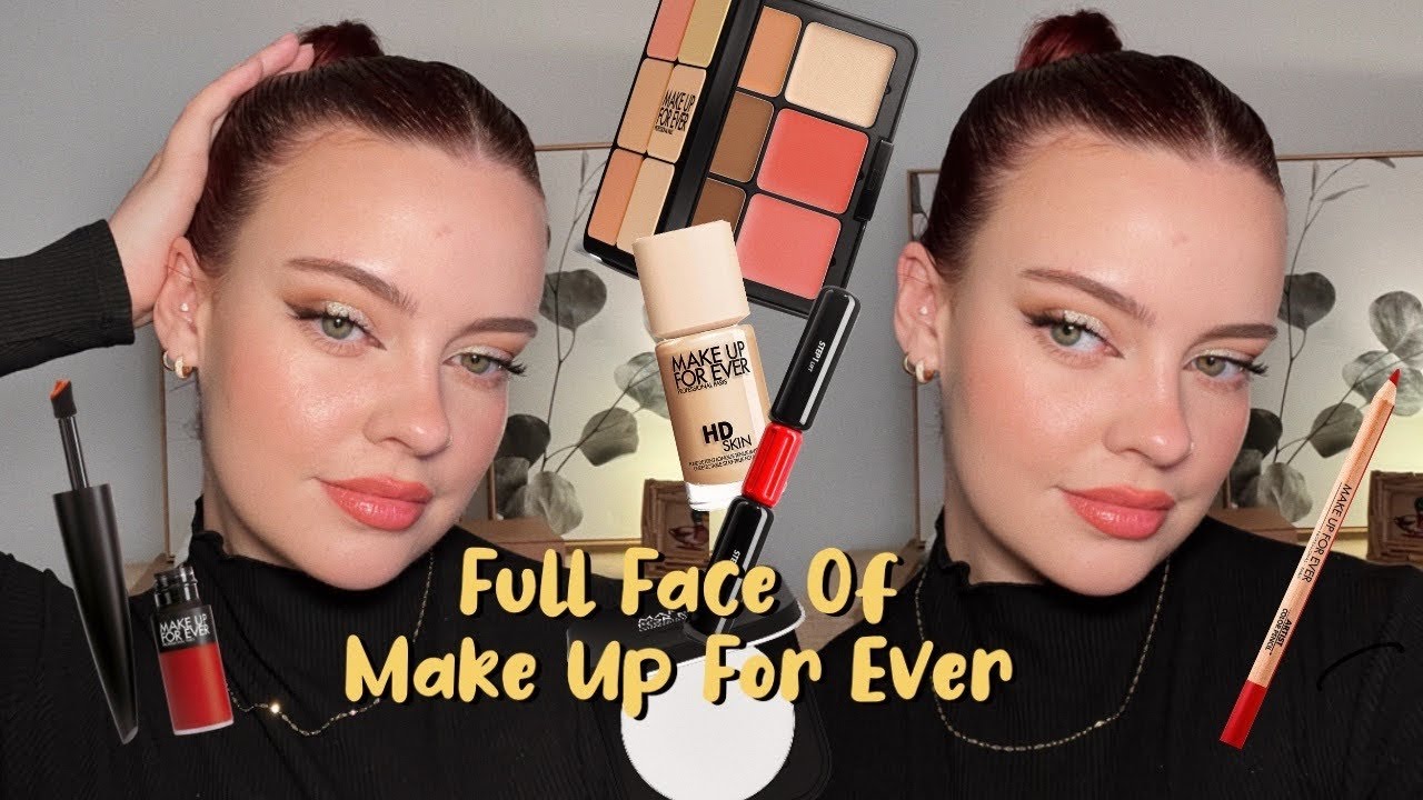 Full Face Of Make Up For Ever ❤️ | Julia Adams