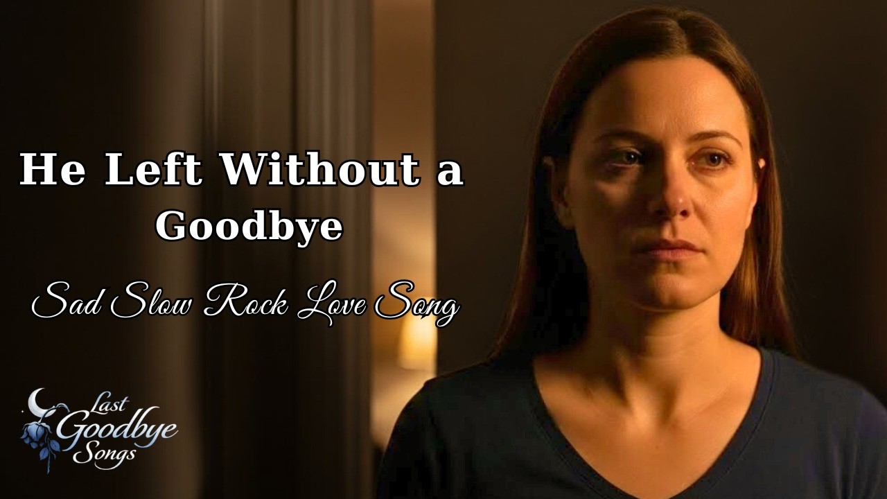 He Left Without a Goodbye - A Sad Slow Rock Love Song