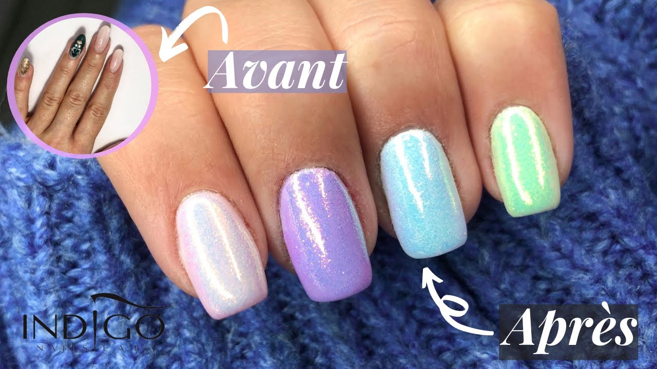 Gainage semi-permanant | Protéine base indigo Nails
