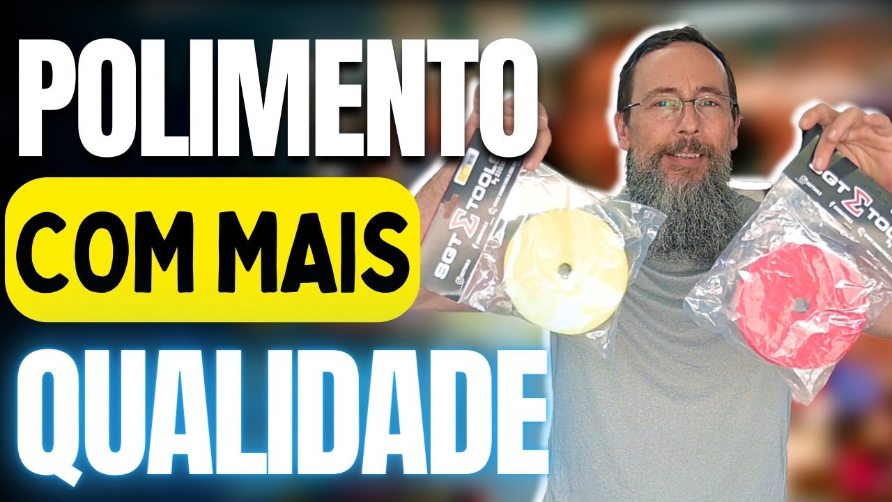 Veja essas Boinas de Espuma! Muita Qualidade no Polimento!
