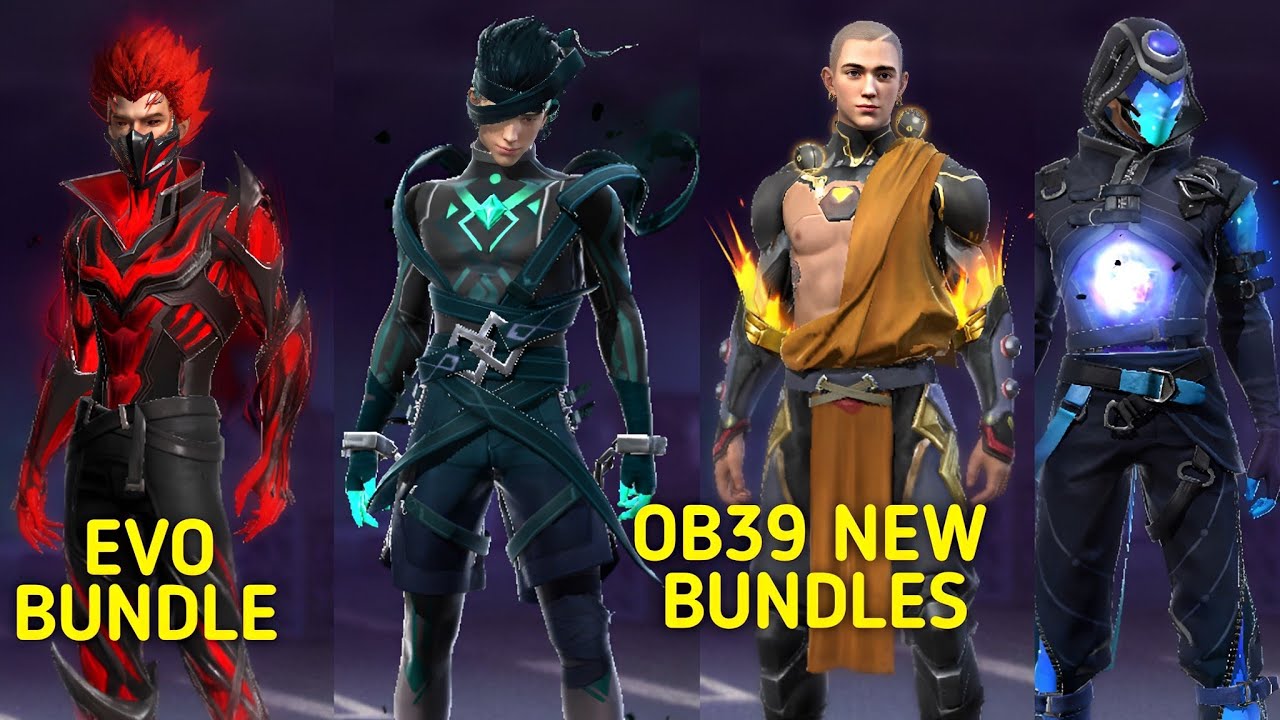 NEW LEGENDARY BUNDLE FULL REVIEW | OB39 UPDATE ALL BUNDLES IN FREE FIRE 2022 | UPCOMING BUNDLES FF