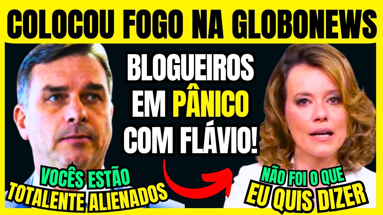 💥DEU SHOW! ENTREVISTA IMPACTANTE DE FLÁVIO BOLSONARO NA GLOBONEWS