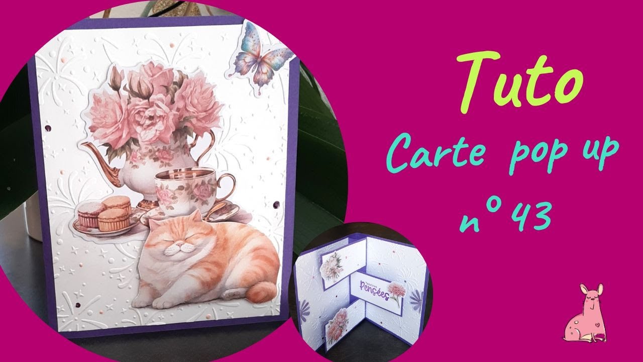 CARTE POP UP FACILE ET RAPIDE - 3 volets