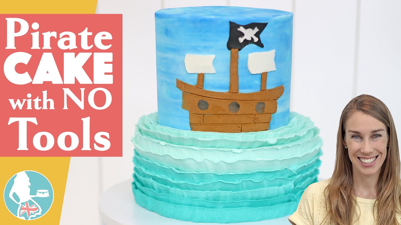 Pirate Cake with No Tools