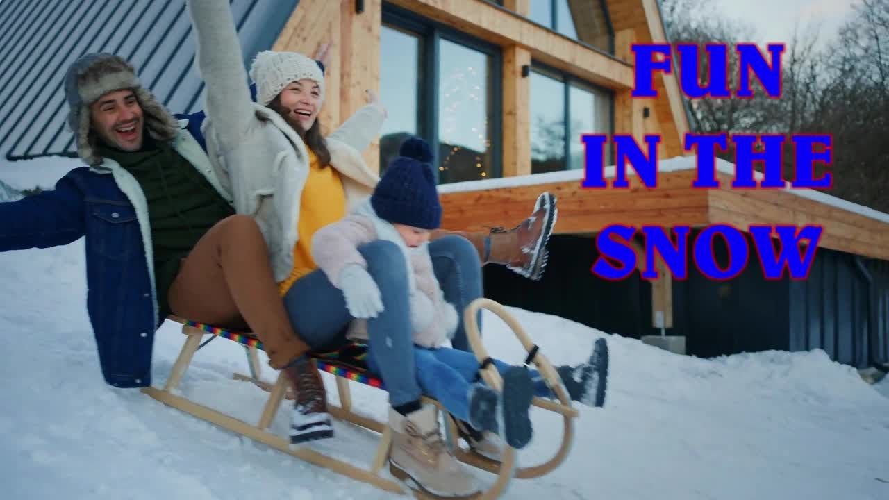 Fun in the Snow Music Video | Joyful Video