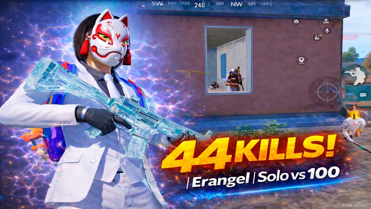 INSANE 1 vs 100 Gameplay | 44 Kills PUBG Mobile
