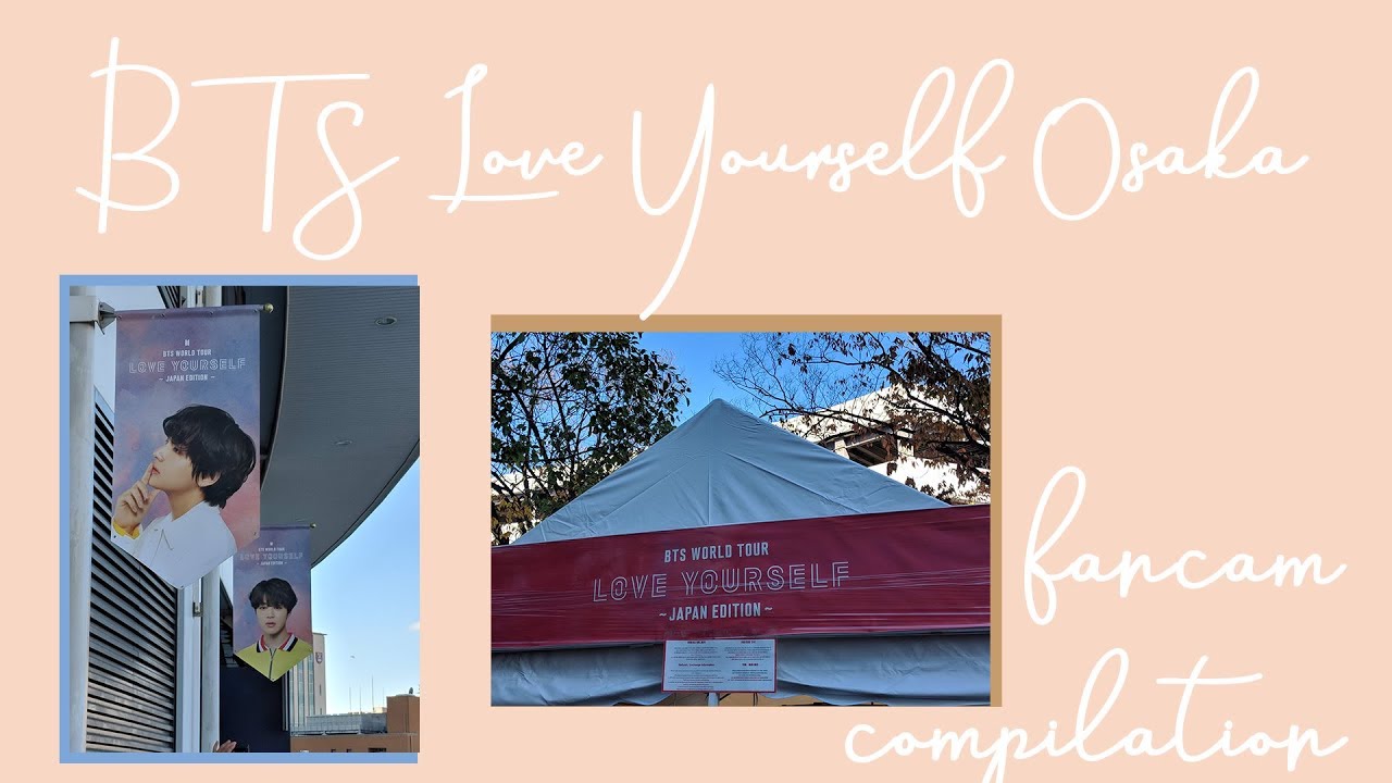 🇯🇵 BTS Love Yourself Concert in Osaka Fancam Compilation 🇯🇵