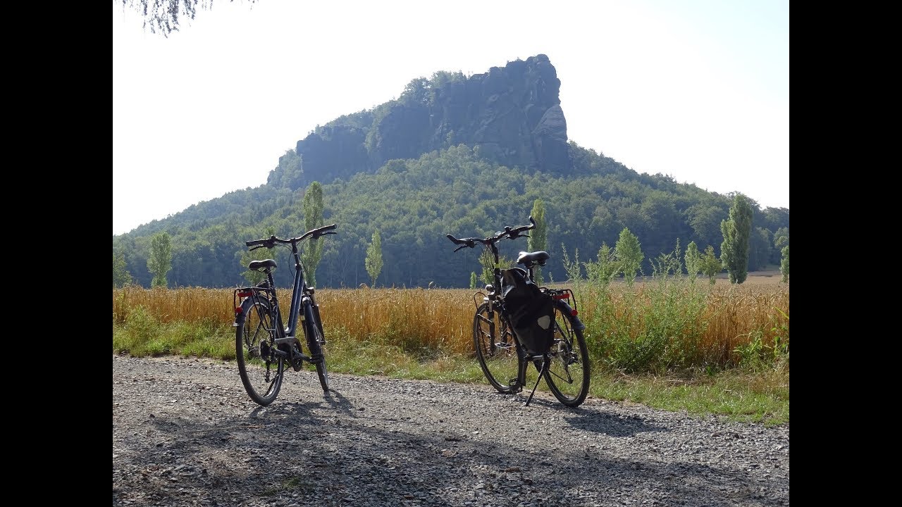 Sächsische Schweiz Königstein Lilienstein Rathen Radtour