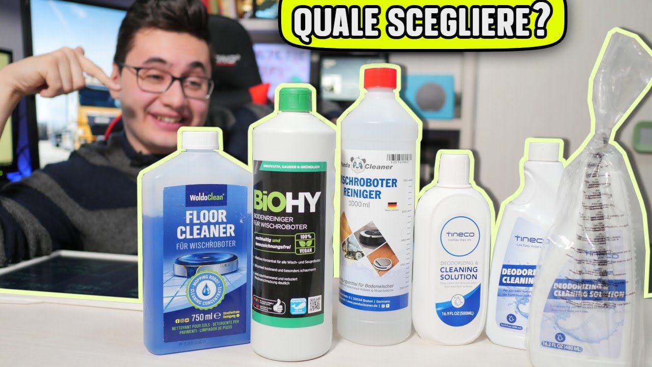 DETERGENTE ROBOT e ASPIRAPOLVERE LAVAPAVIMENTI - Quale scegliere?
