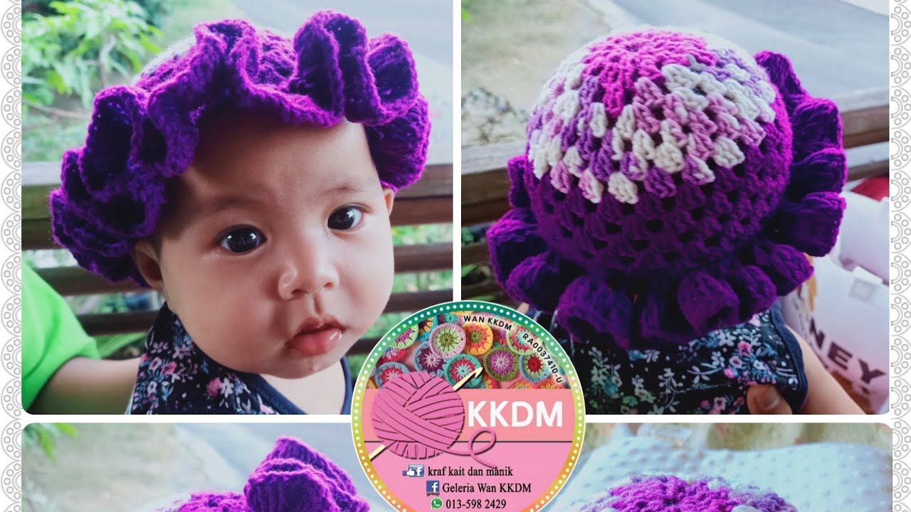 Topi kait ropel klasik (crochet by WANKKDM)